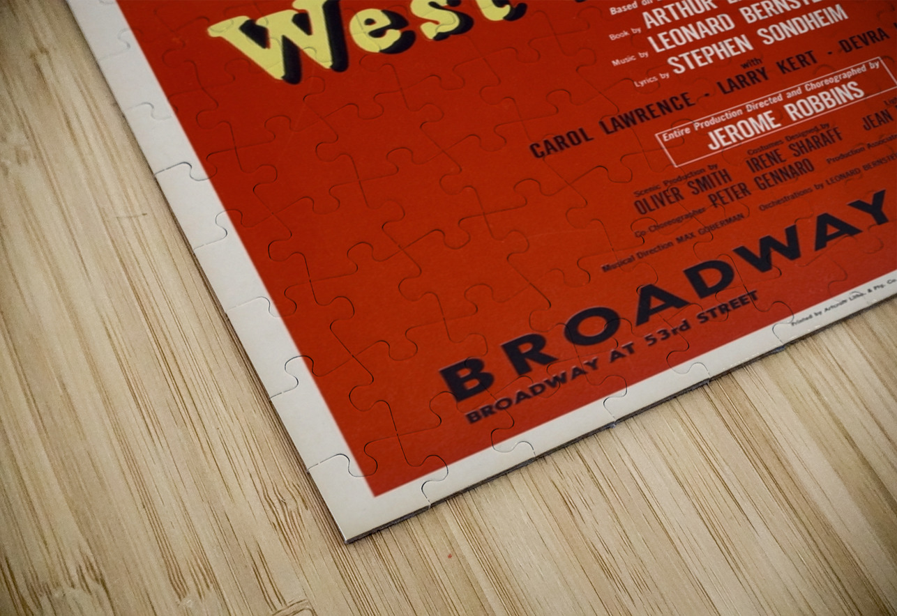 West Side Story 1968 Artcraft Lithograph Poster 1905–1970 IStockHistory com Puzzle