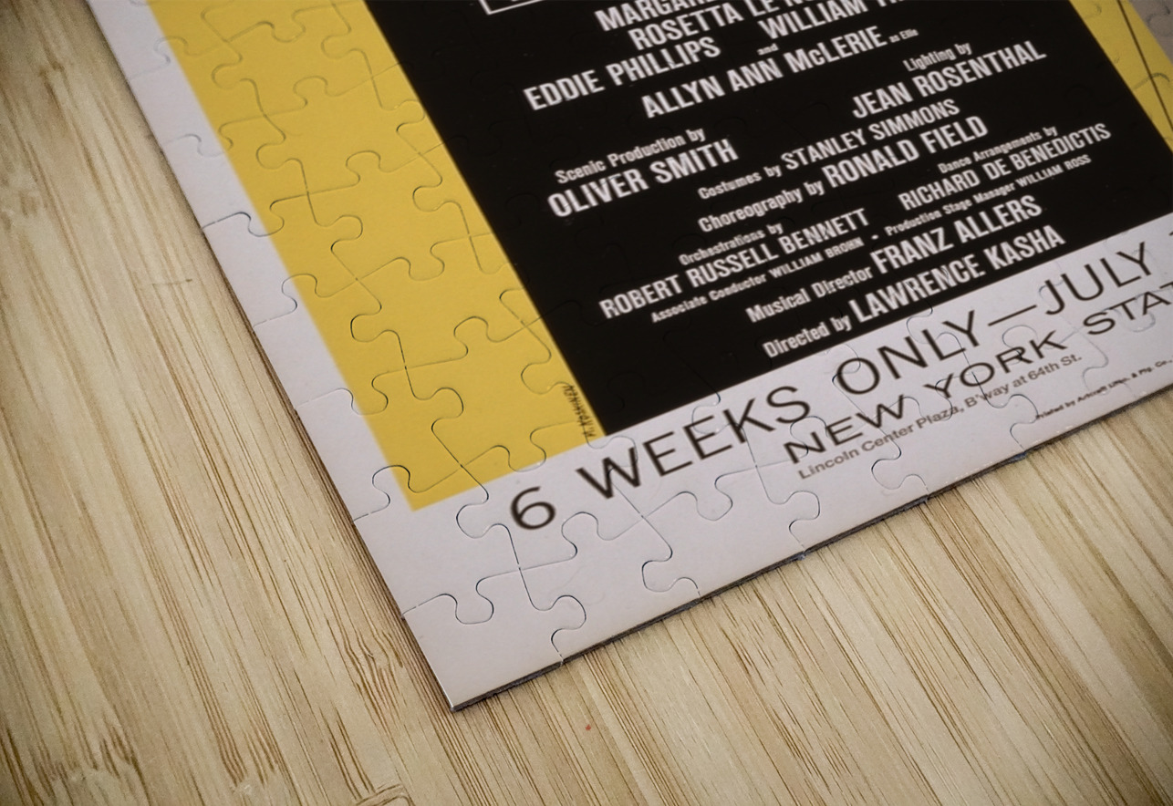 Showboat 1966 M. Koskinen Artcraft Lithograph Poster IStockHistory com Puzzle