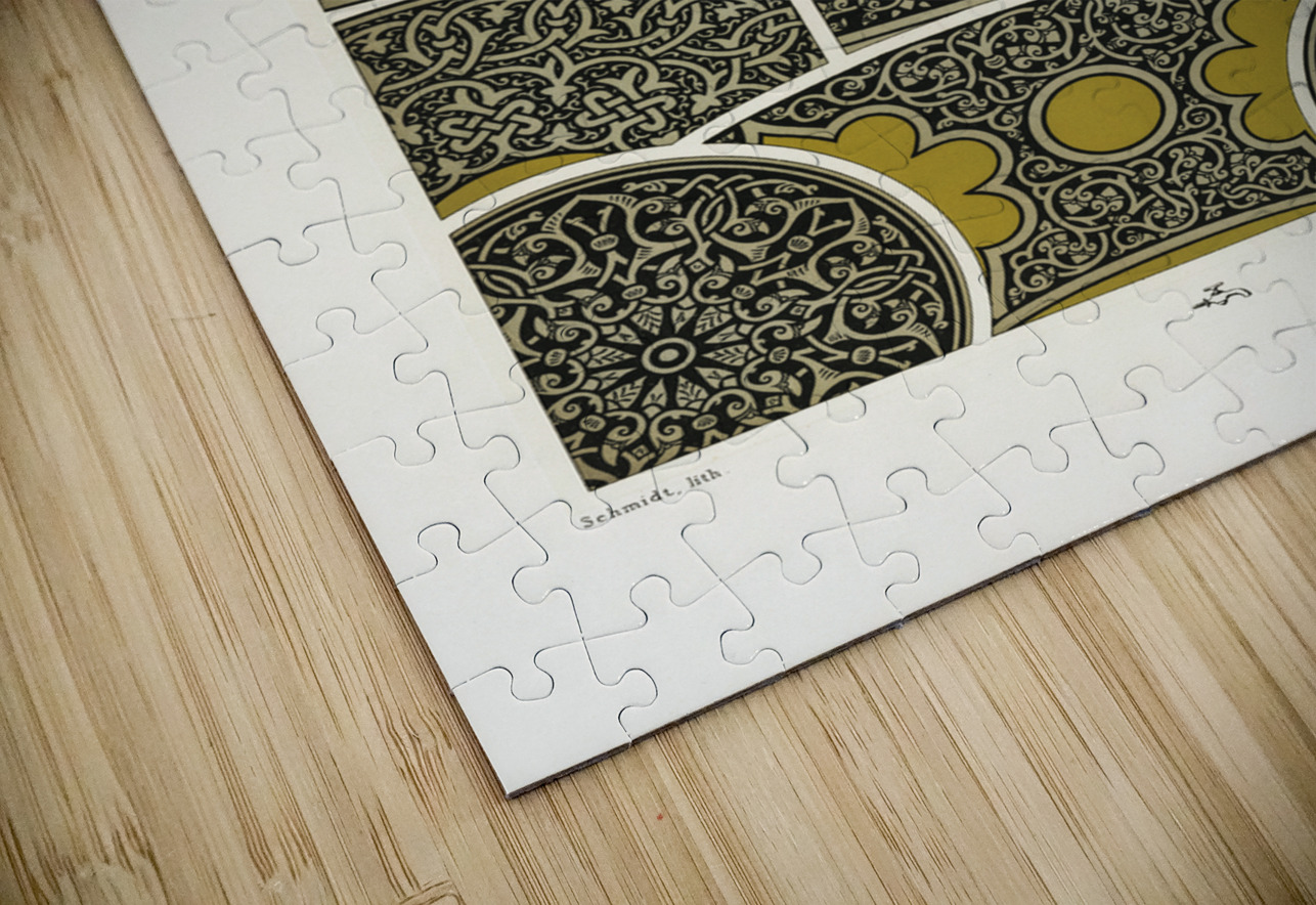 Arabian pattern. 1888 edition Lornement Polychrome by Albert Racine 1825–1893. IStockHistory com Puzzle