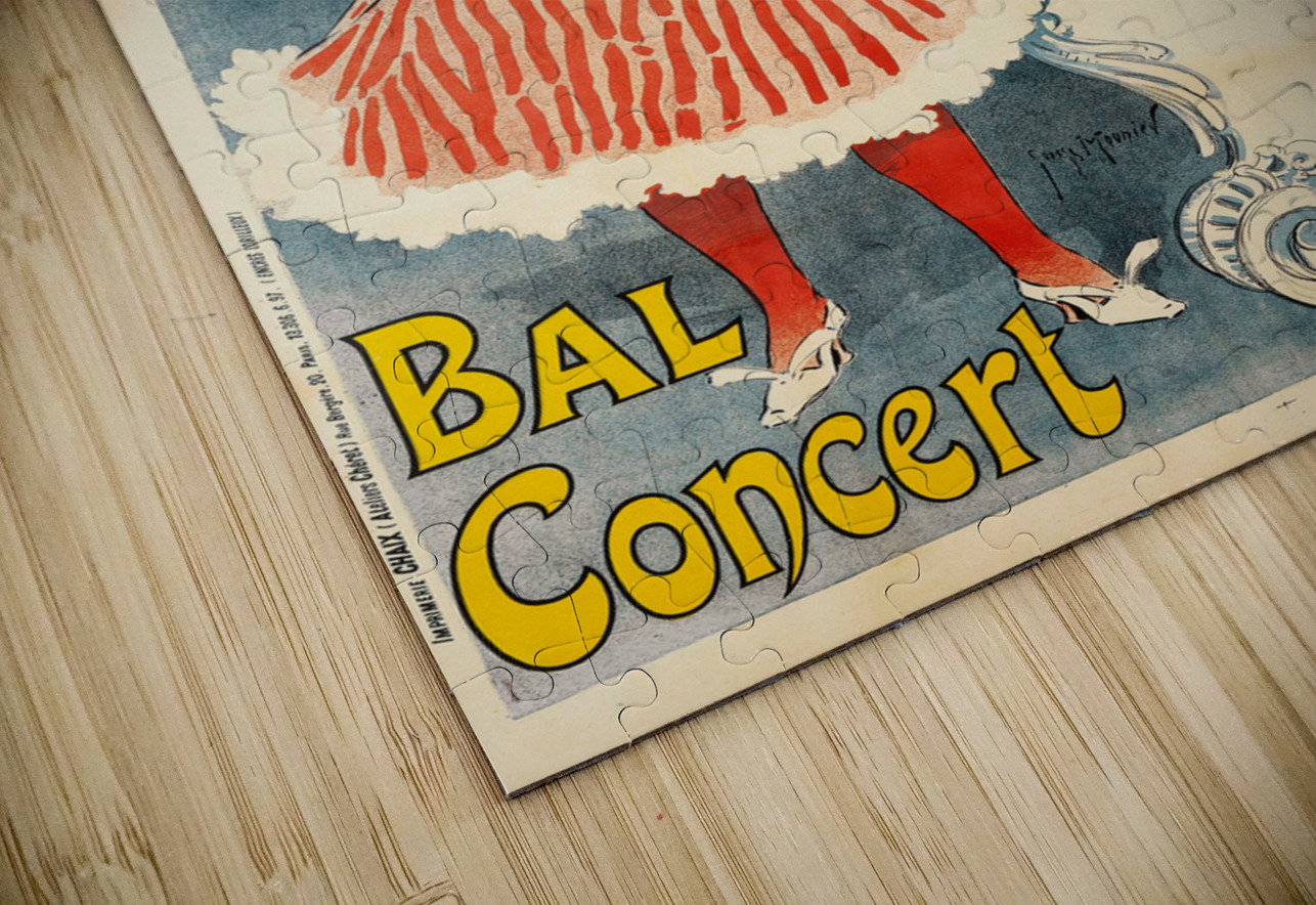 Trianon 80 Bd Rochechouart Spectacle Bal Concert 1897 Posters by Georges Meunier IStockHistory com Puzzle