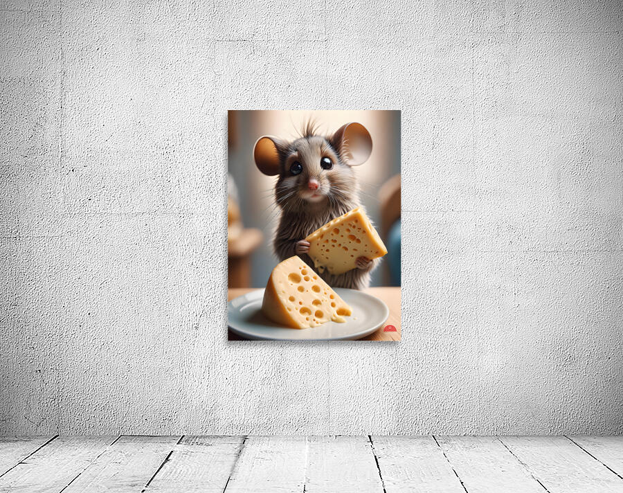 Fuzzy Surprised Mouse By ISHISH Wall Preview