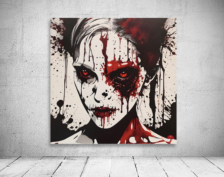 Blood Soaked Zombie By ISHISH Wall Preview