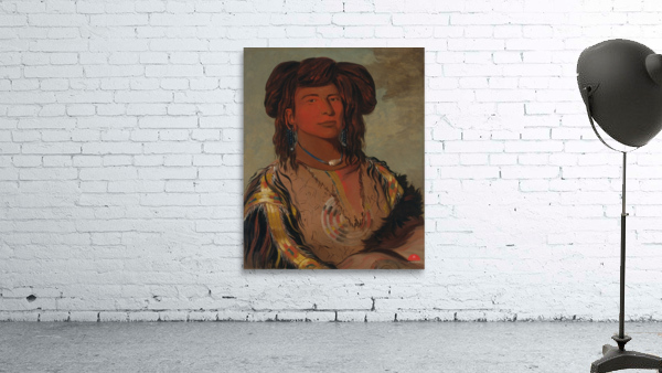 Ha-wón-je-tah One Horn Head Chief of the Miniconjou Tribe Wall Preview