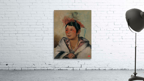 Aú-Nah-Kwet-To-Hau-Páy-O One Sitting In The Clouds a Boy 1831 Wall Preview