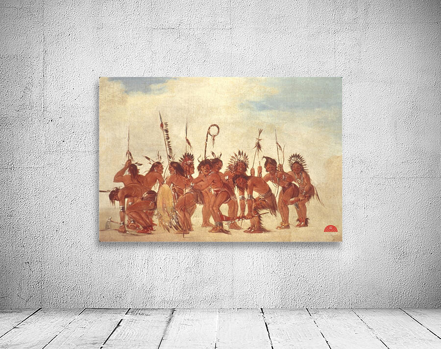 Braves’ Dance At Fort Snelling 1835-1837 Wall Preview