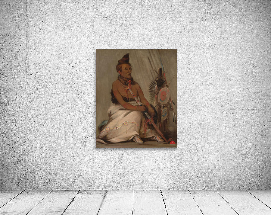 Eh-Toh’k-Pah-She-Pée-Shah Black Moccasin Aged Chief 1832 Wall Preview