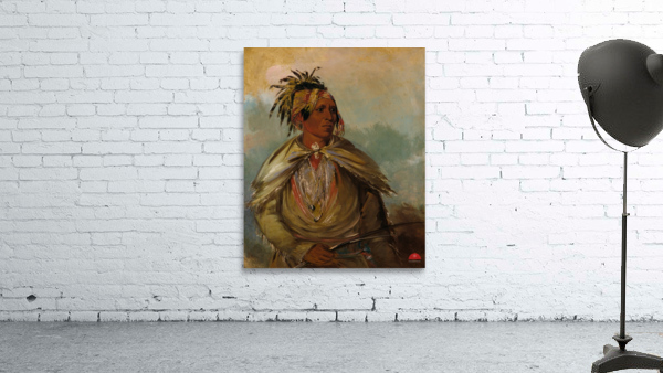 Pah-Mee-Ców-Ee-Tah Man Who Tracks a Chief 1830 Wall Preview