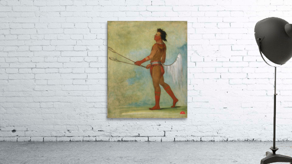 Tul-Lock-Chísh-Ko Drinks The Juice of The Stone In Ball-Player’s Dress 1834 Wall Preview