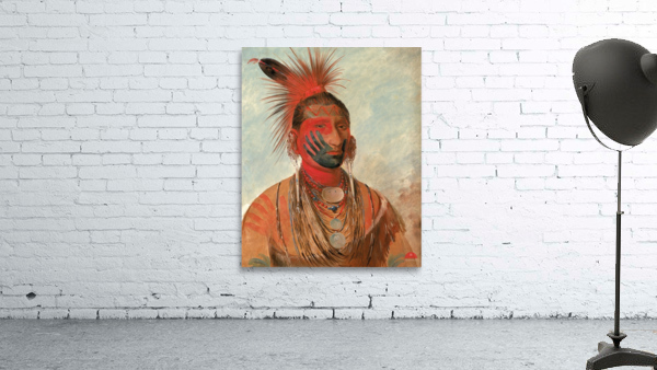 Wash-ka-mon-ya Fast Dancer a Warrior 1844-1845 Wall Preview