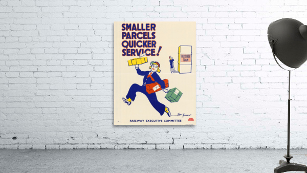 Smaller Parcels Quicker Service! Wall Preview