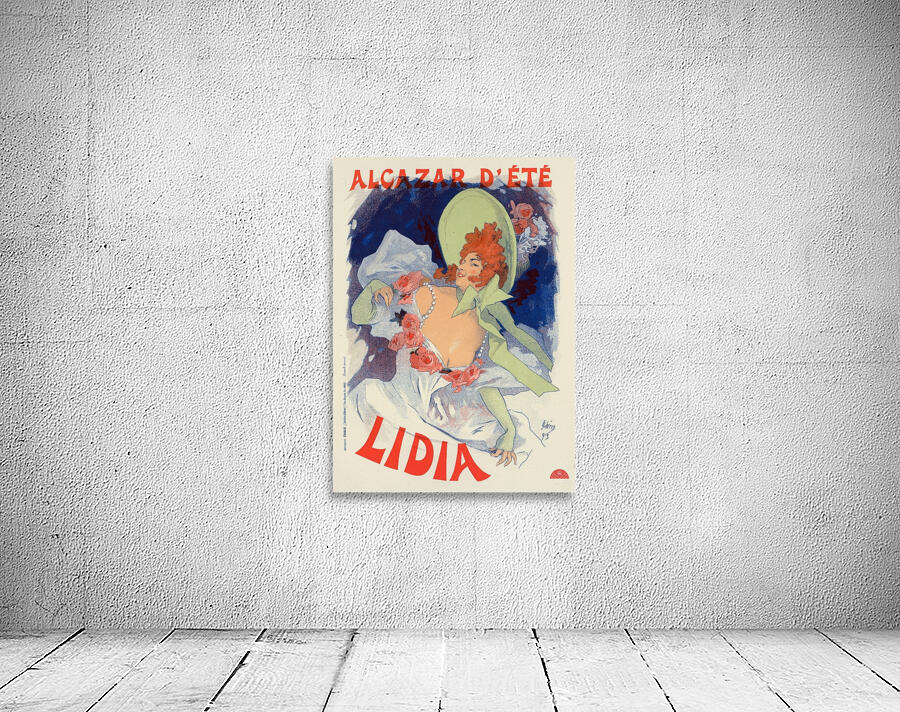 Lidia 1896 Poster by Jules Chéret Wall Preview