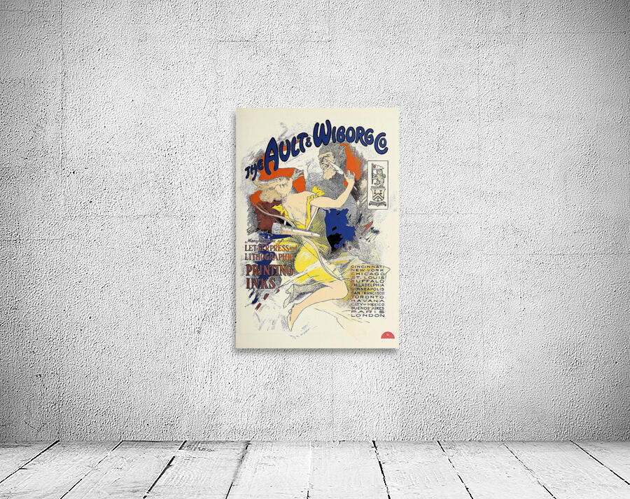 Ault and Wiborg Ad. 087 1890-1913 Poster by Jules Chéret Wall Preview