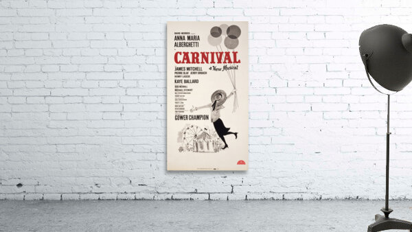 Carnival 1961 American 1905–1970 Artcraft Lithograph Poster Wall Preview