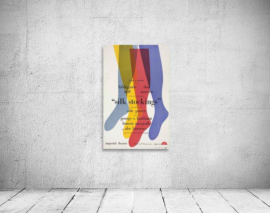 Silk stockings 1957 Artcraft Lithograph Poster 1905–1970 Wall Preview