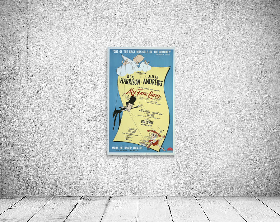 My fair lady 1956 Al Hirschfeld American 1903-2003 Artcraft Lithograph Poster Wall Preview