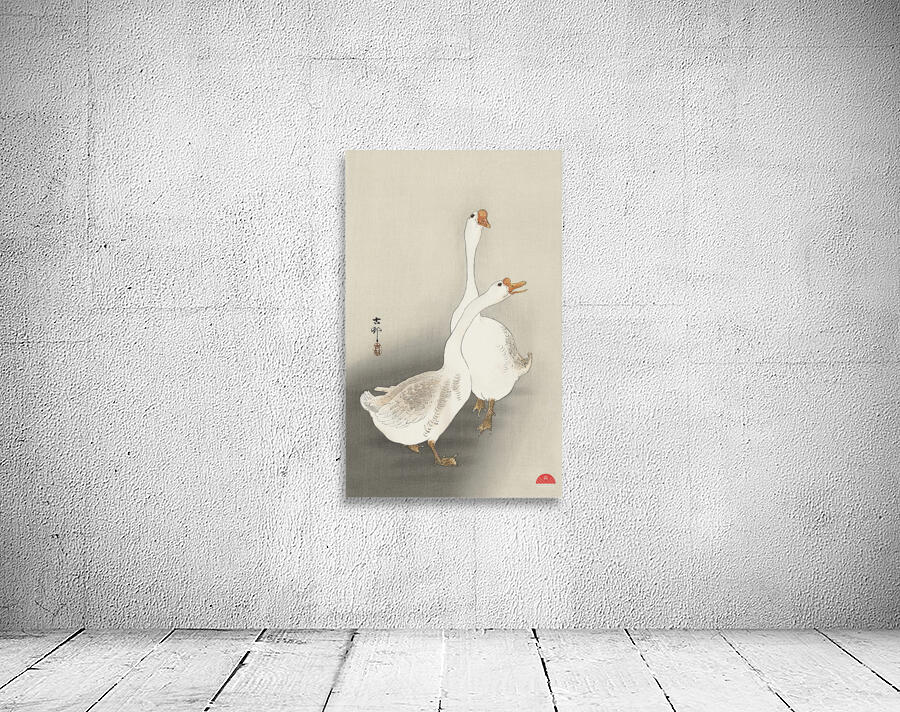 Two geese 1900-1930 by Ohara Koson 1877-1945. Wall Preview