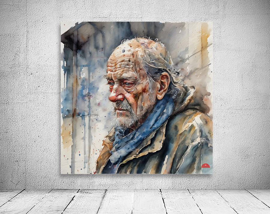 Watercolor I Have Nothing By Bruce Lazarus Wall Preview