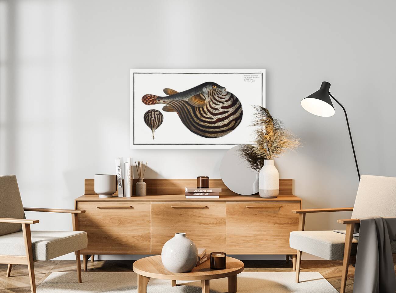 Striped Globe Tetrodon leneatus Reproduction