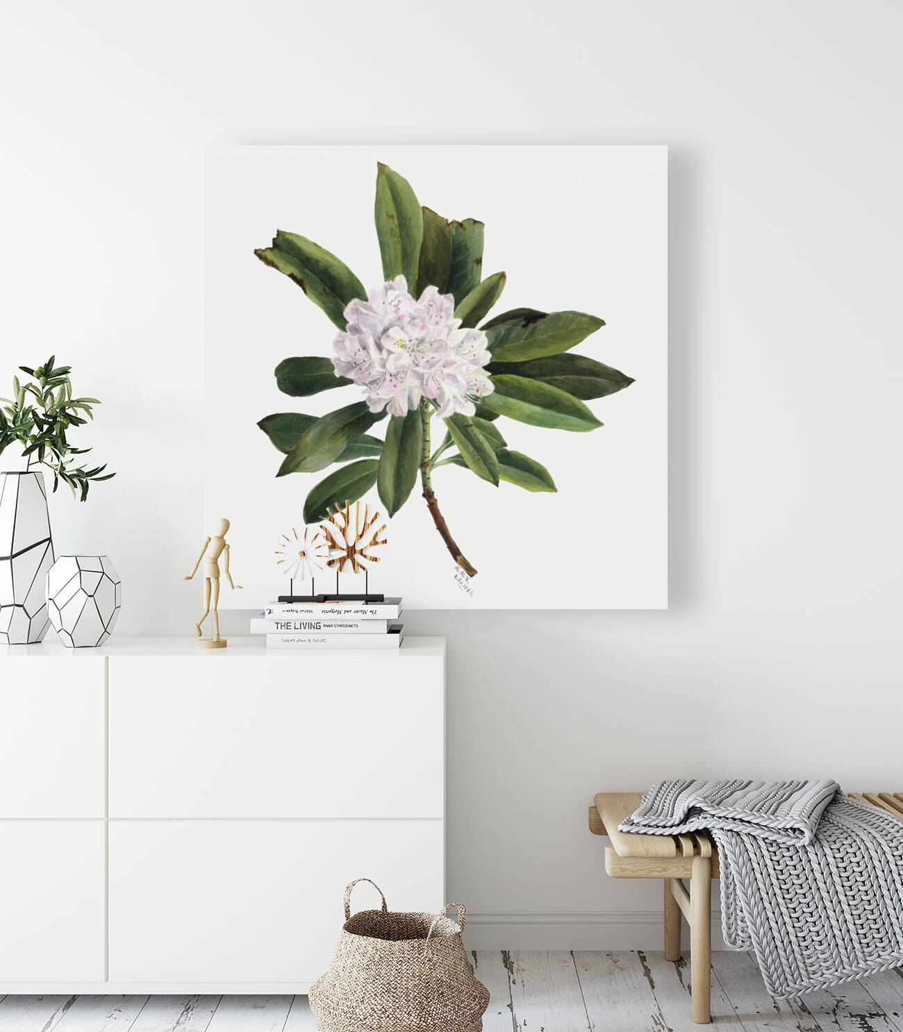 Rhododendron Rhododendron maximum 1880 Reproduction