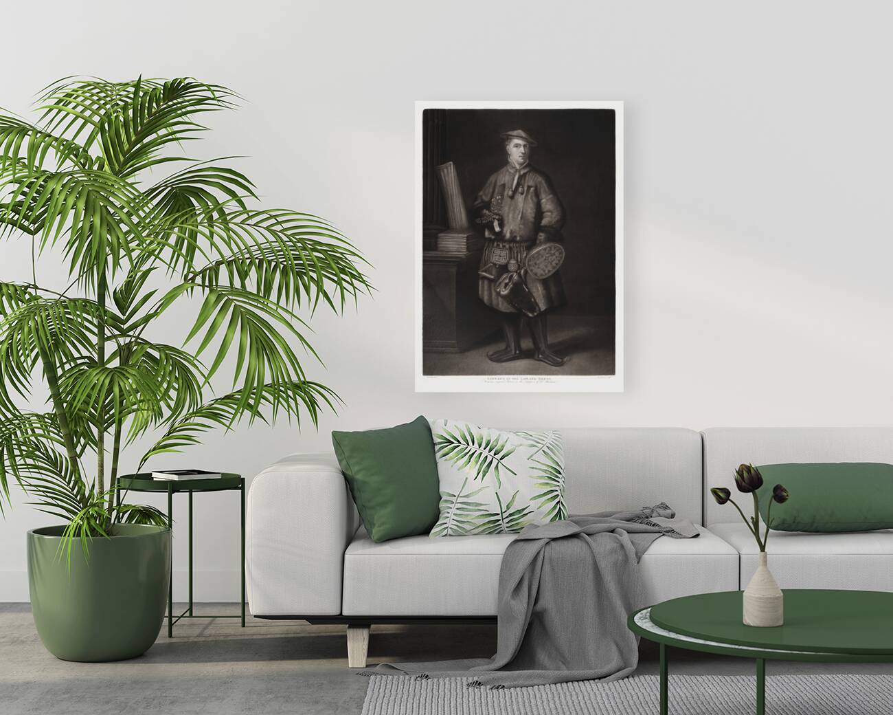 Carl Linnaeus in Lapland Dress Reproduction