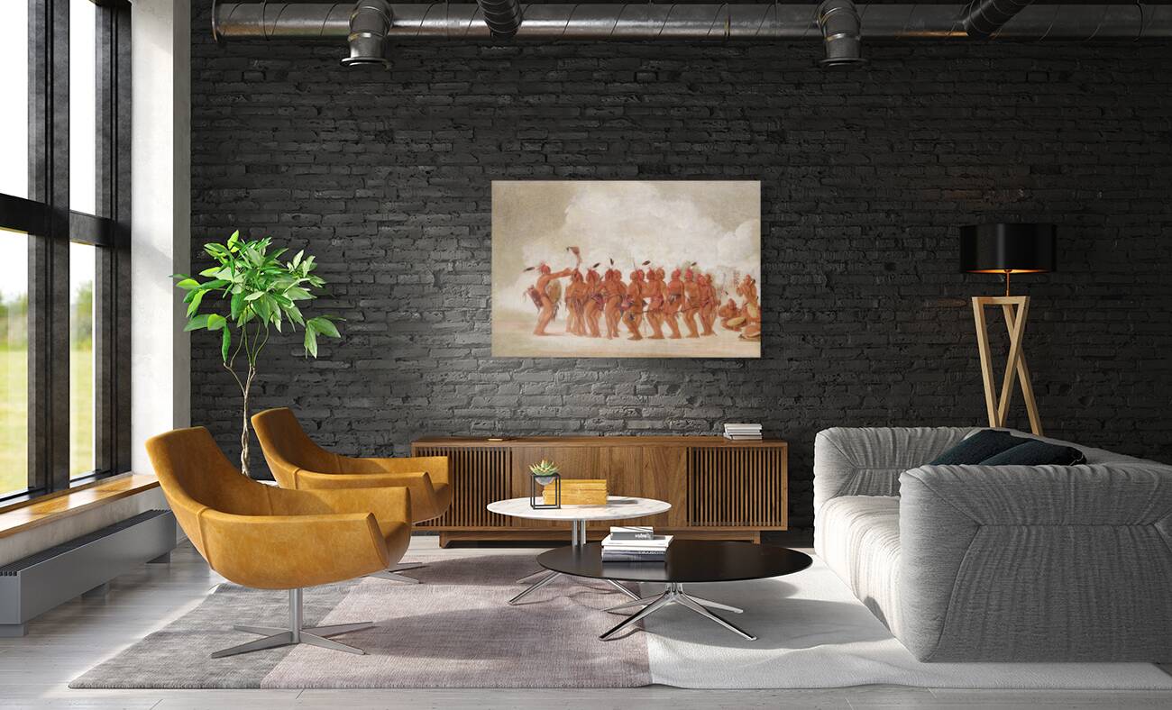 Slave Dance Sac And Fox 1835-1837 Reproduction