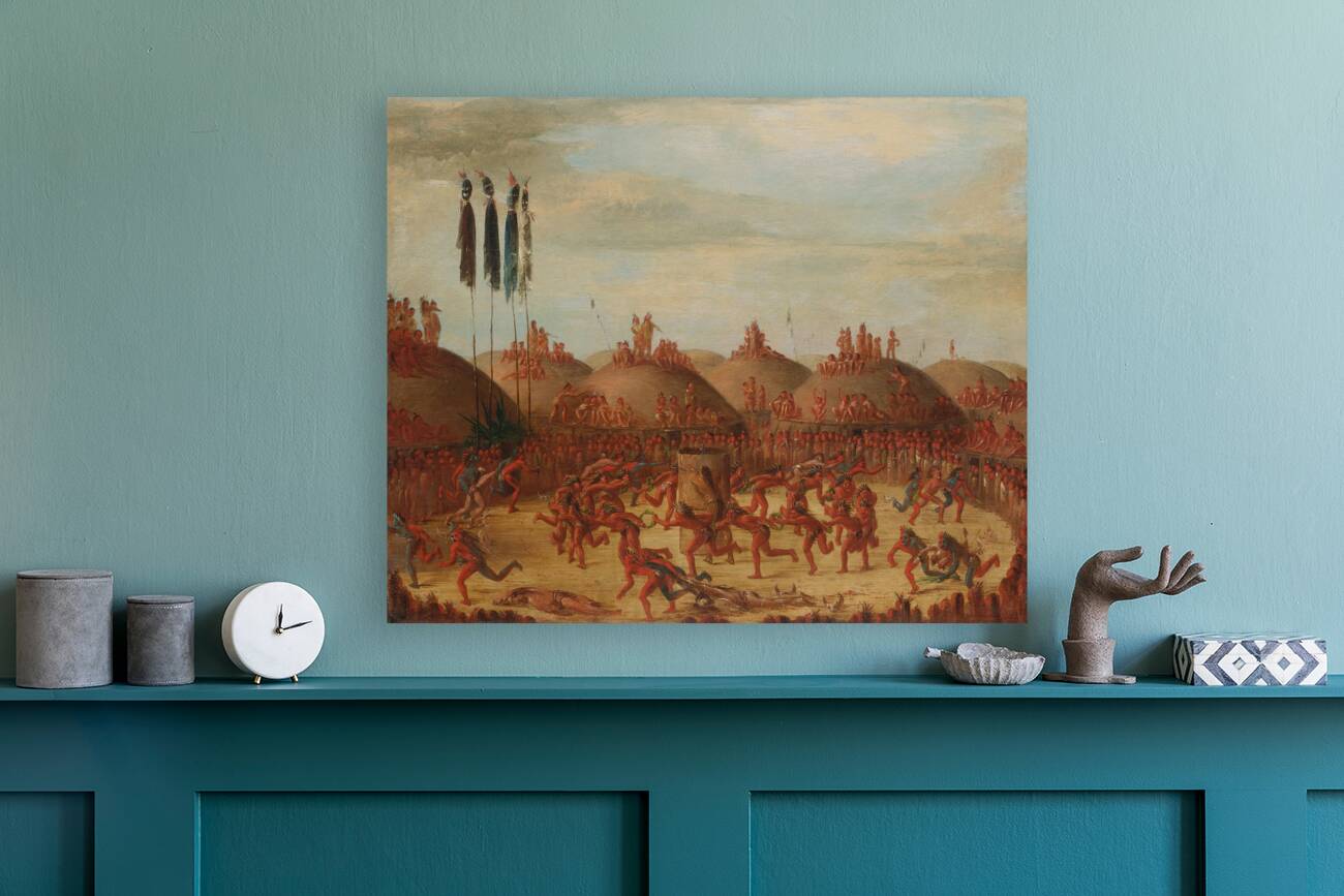 The Last Race Mandan O-Kee-Pa Ceremony 1832 Reproduction