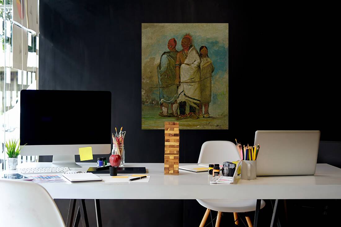 Three Fox Indians 1837-1839 Reproduction