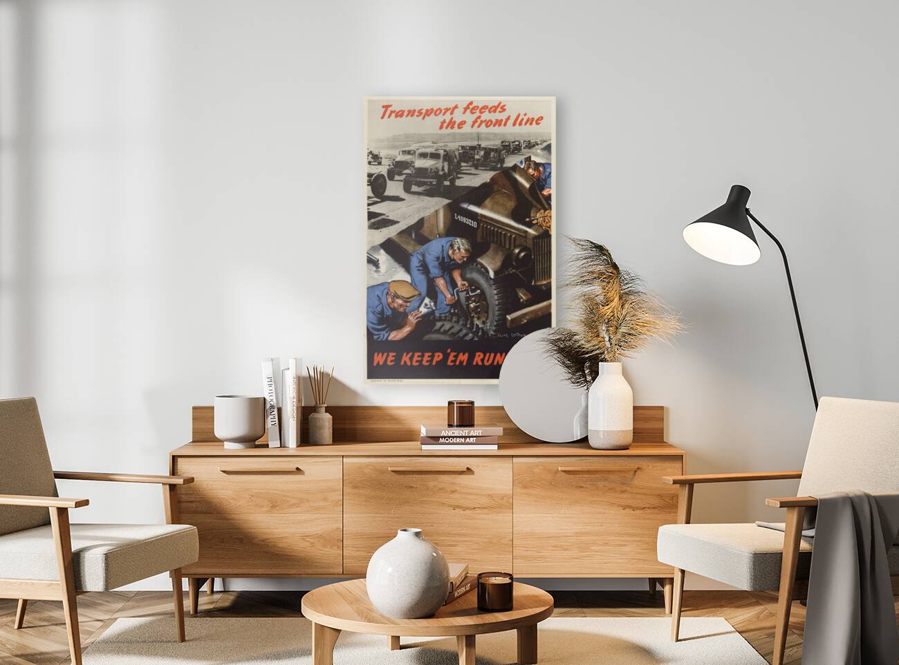 Transport Feeds the Front Line Reproduction