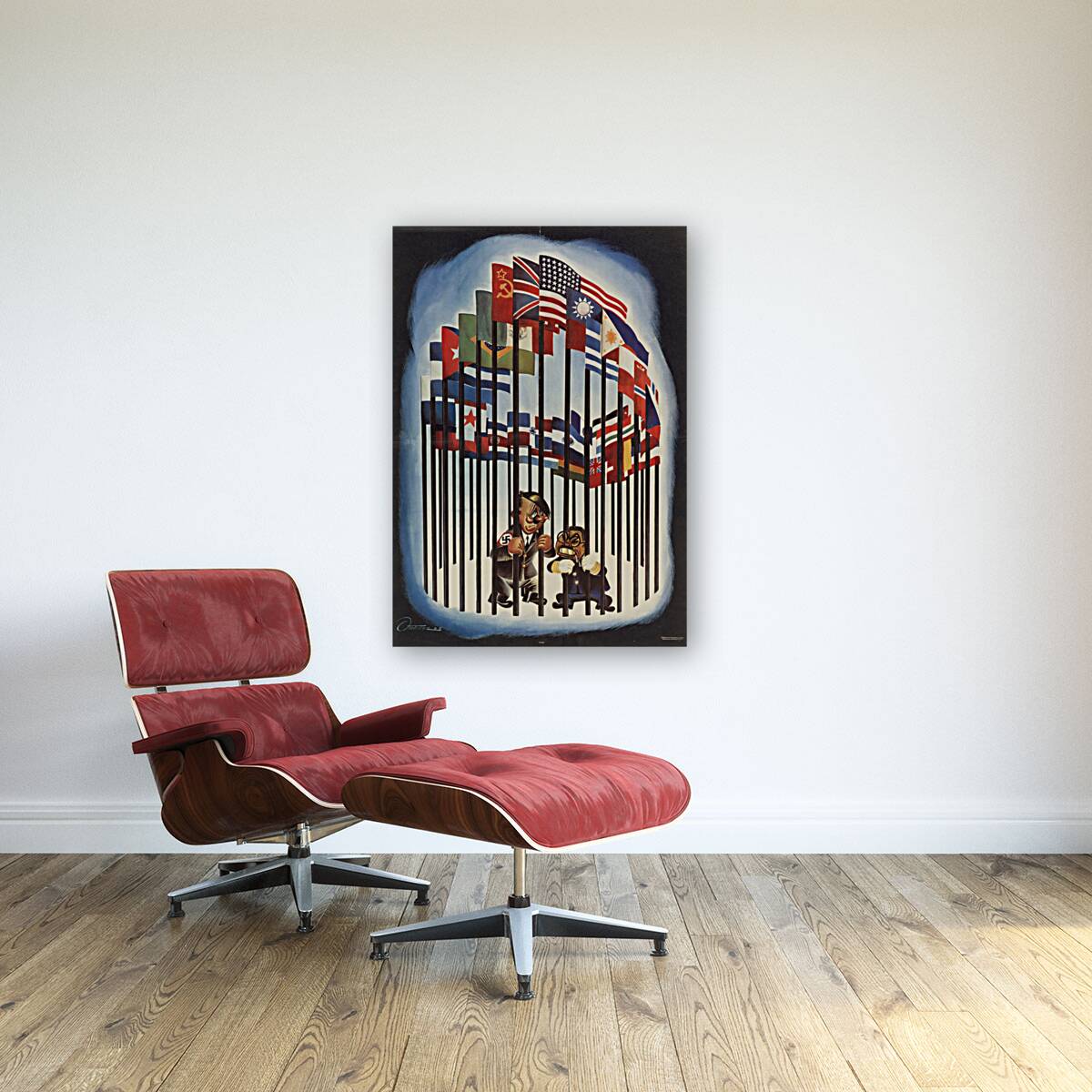 Germany and Japan Behind Bars Reproduction