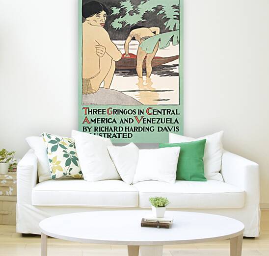 Three Gringos in Central America and Venezuela by Richard Harding Davis 1896 by Edward Penfield Reproduction