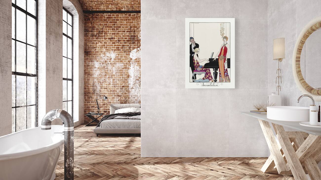 Incantation: France XXe si&egravecle 1923 fashion illustration  by George Barbier.  Reproduction