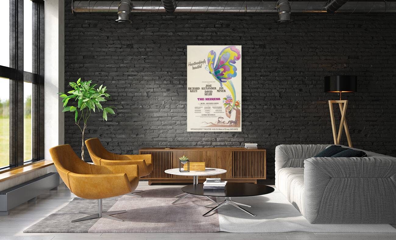 The Heiress 1976 Jacqui Morgan American 1939-2013 Artcraft Lithograph Poster Reproduction