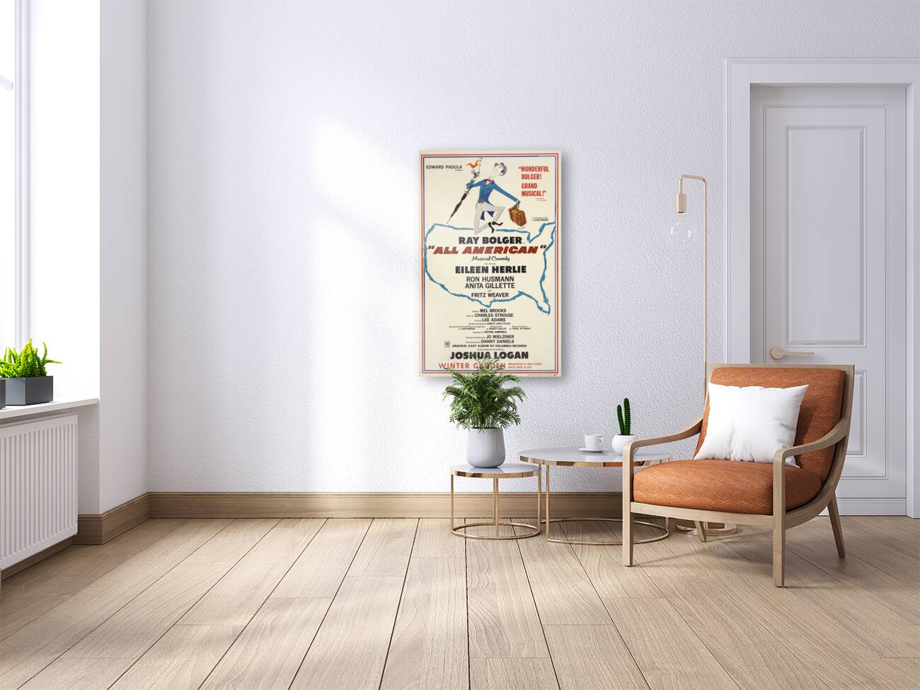 All American 1962 Artcraft Lithograph American 1905–1970 Poster Reproduction