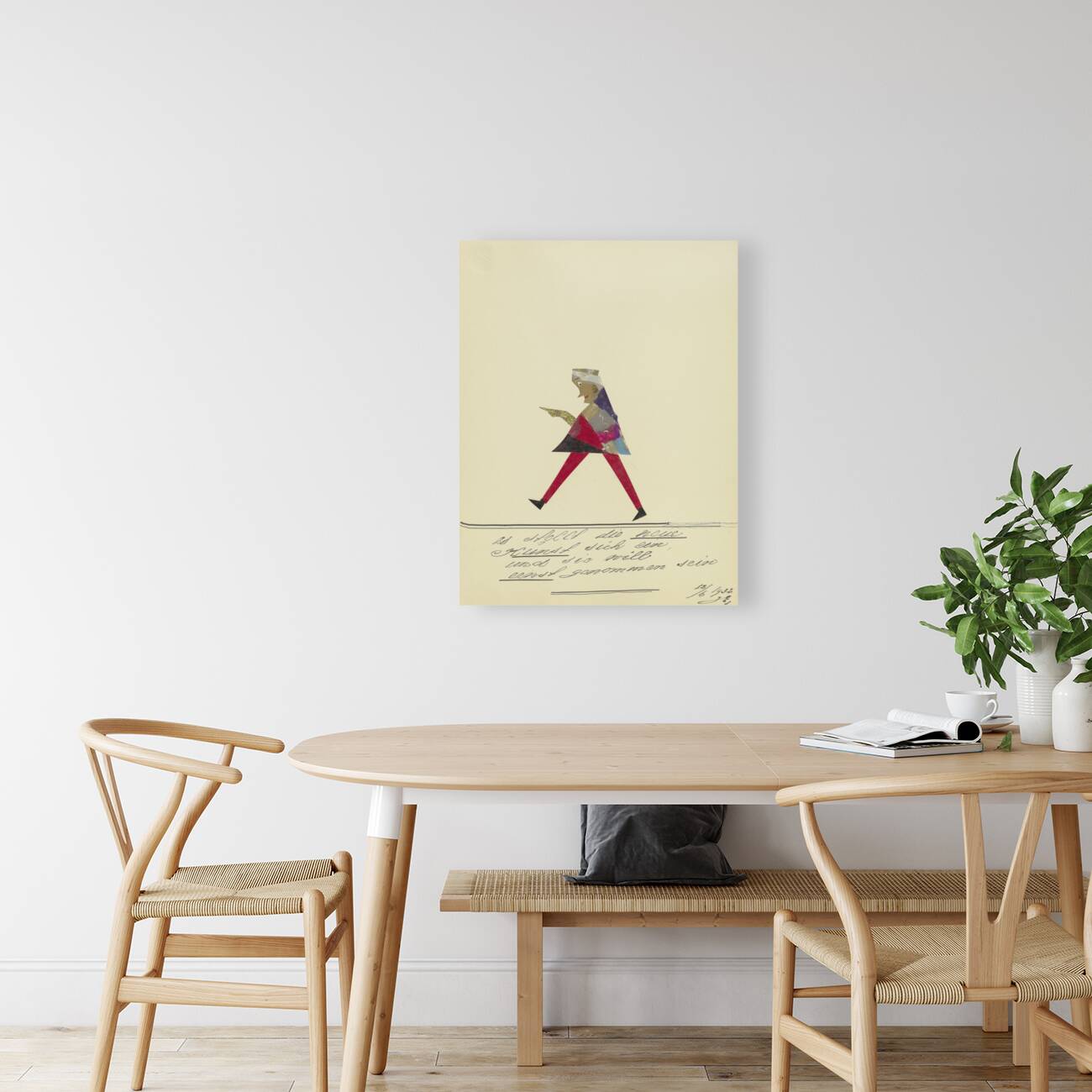 ‘Es stellt die neue Kunst sich ein …’ 1932  My Pictures Become Wilder and Wilder By John Elsas Reproduction