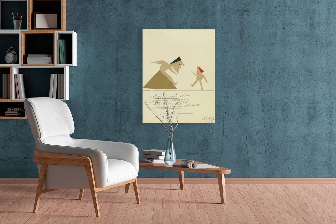 ‘Reize nie den grossen Mann …’ 1931  My Pictures Become Wilder and Wilder By John Elsas Reproduction