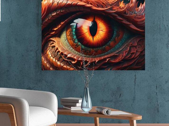 Dragons Hungry Eye By ISHISH by IStockHistory com