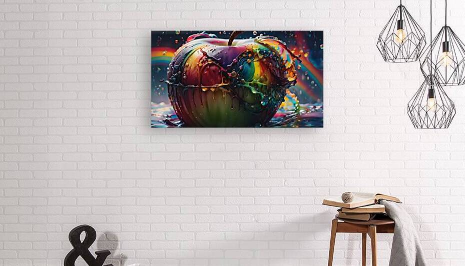 Rainbow Apple By ISHISH by IStockHistory com