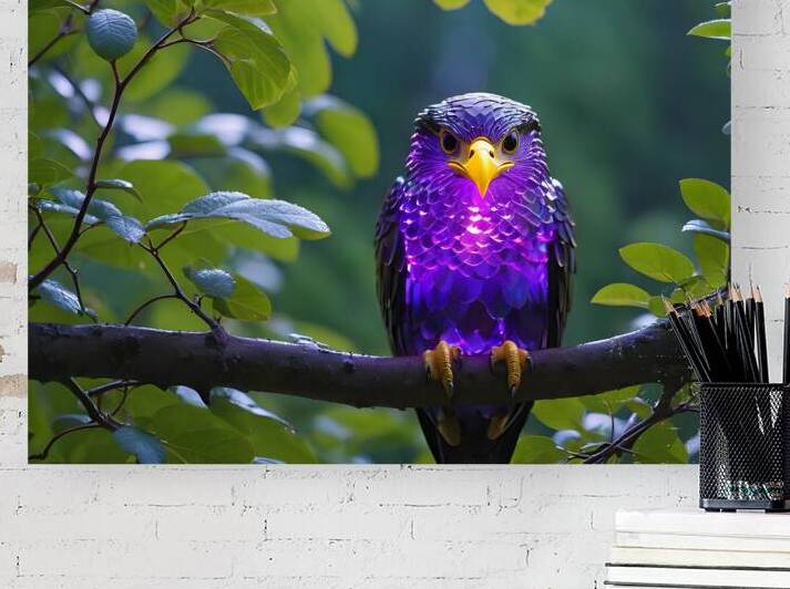 A  Amethyst Glass Eagle By ISHISH by IStockHistory com