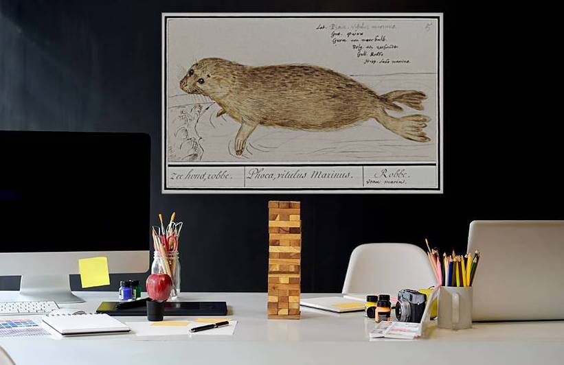 Seal in vintage style by IStockHistory com