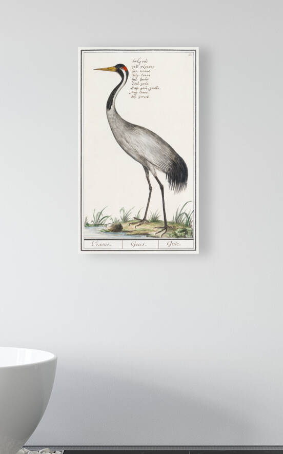 Crane in vintage style by IStockHistory com