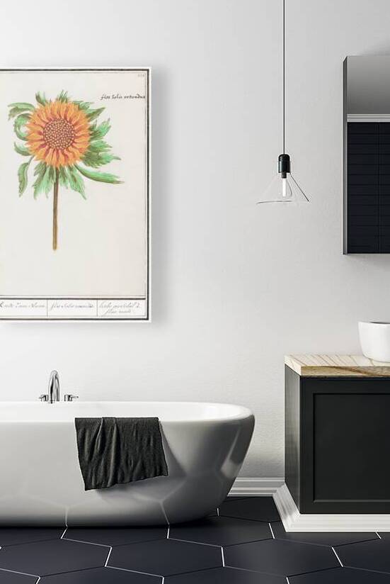 Sunflower in vintage style by IStockHistory com