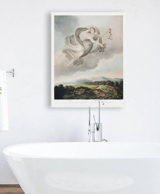 Flora Dispensing Her Favours on the Earth by IStockHistory com