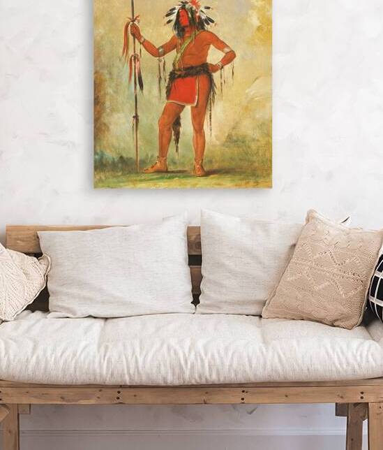 Cáh-Be-Múb-Bee He Who Sits Everywhere a Brave 1835 by IStockHistory com