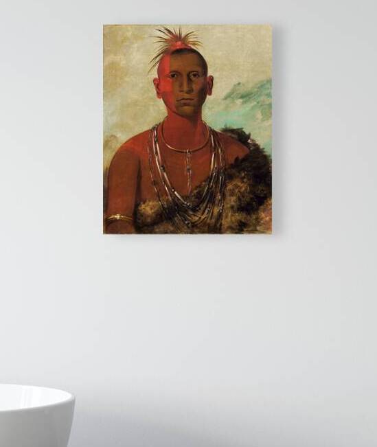 Náh-Se-Ús-Kuk Whirling Thunder Eldest Son of Black Hawk 1832 by IStockHistory com