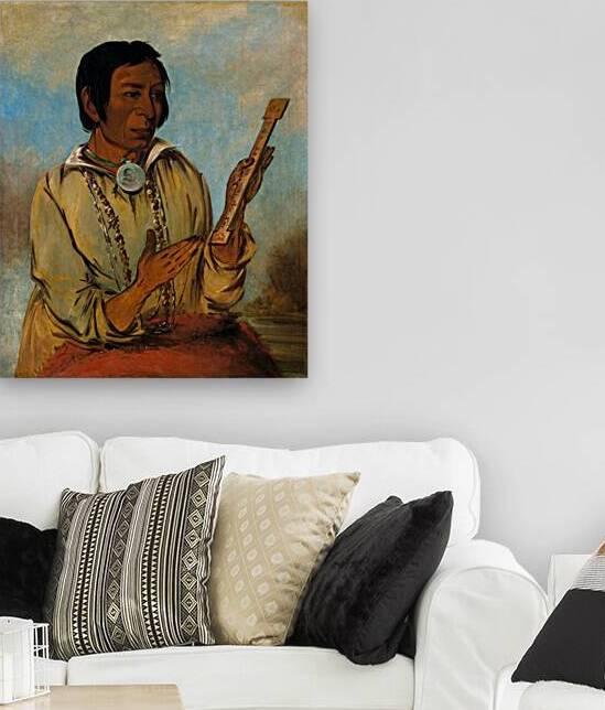 Ma-Shée-Na Elk’s Horns a Subchief 1830 by IStockHistory com