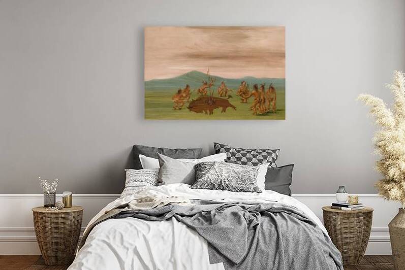 Medicine Buffalo of The Sioux 1837-1839 by IStockHistory com