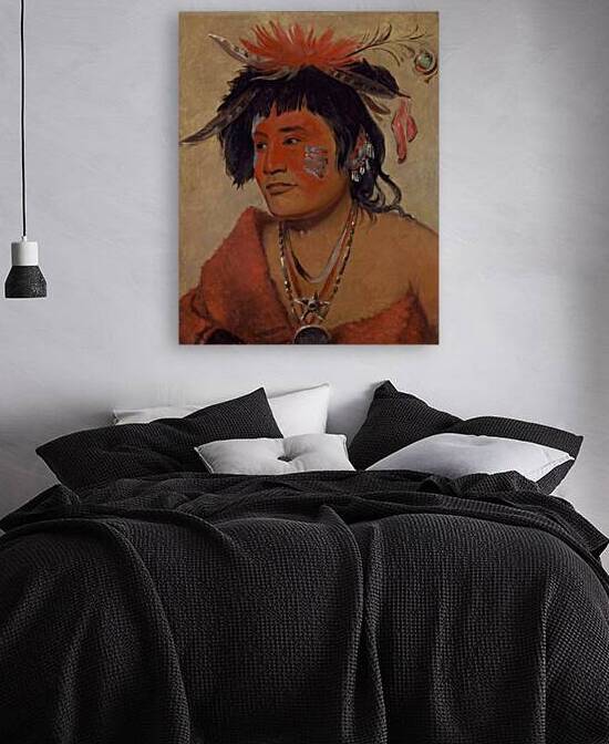 Pah-Shee-Náu-Shaw a Warrior 1831 by IStockHistory com