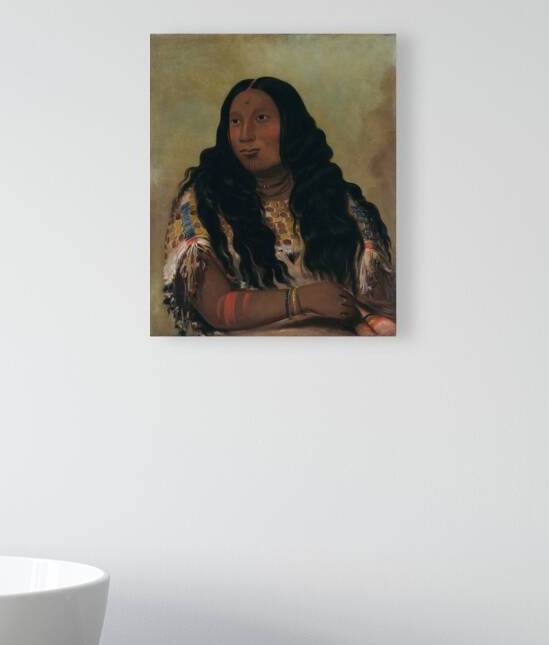 Tchón-Su-Móns-Ka Sand Bar Wife of The Trader François Chardon 1832 by IStockHistory com