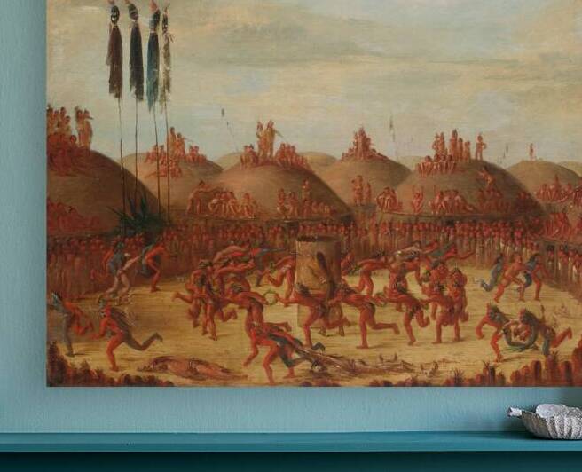 The Last Race Mandan O-Kee-Pa Ceremony 1832 by IStockHistory com