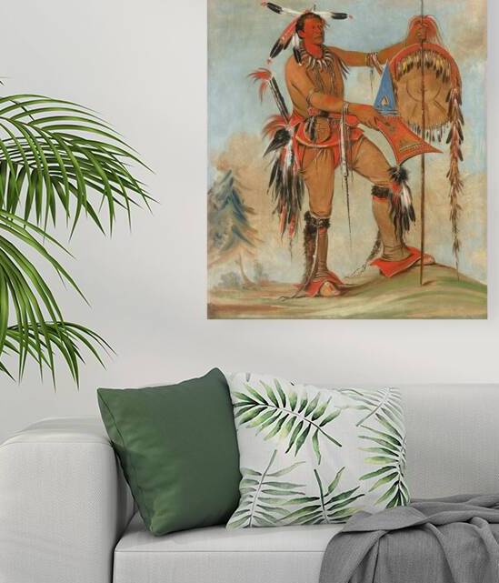 Ah-móu-a The Whale One of Kee-o-kúk’s Principal Braves 1835 by IStockHistory com